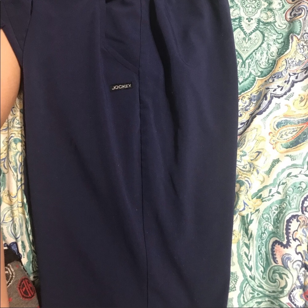 Navy jockey scrub pants XS TALL